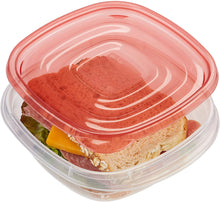 8-Piece TakeAlongs Food Storage Container Set, Sandwich, Red