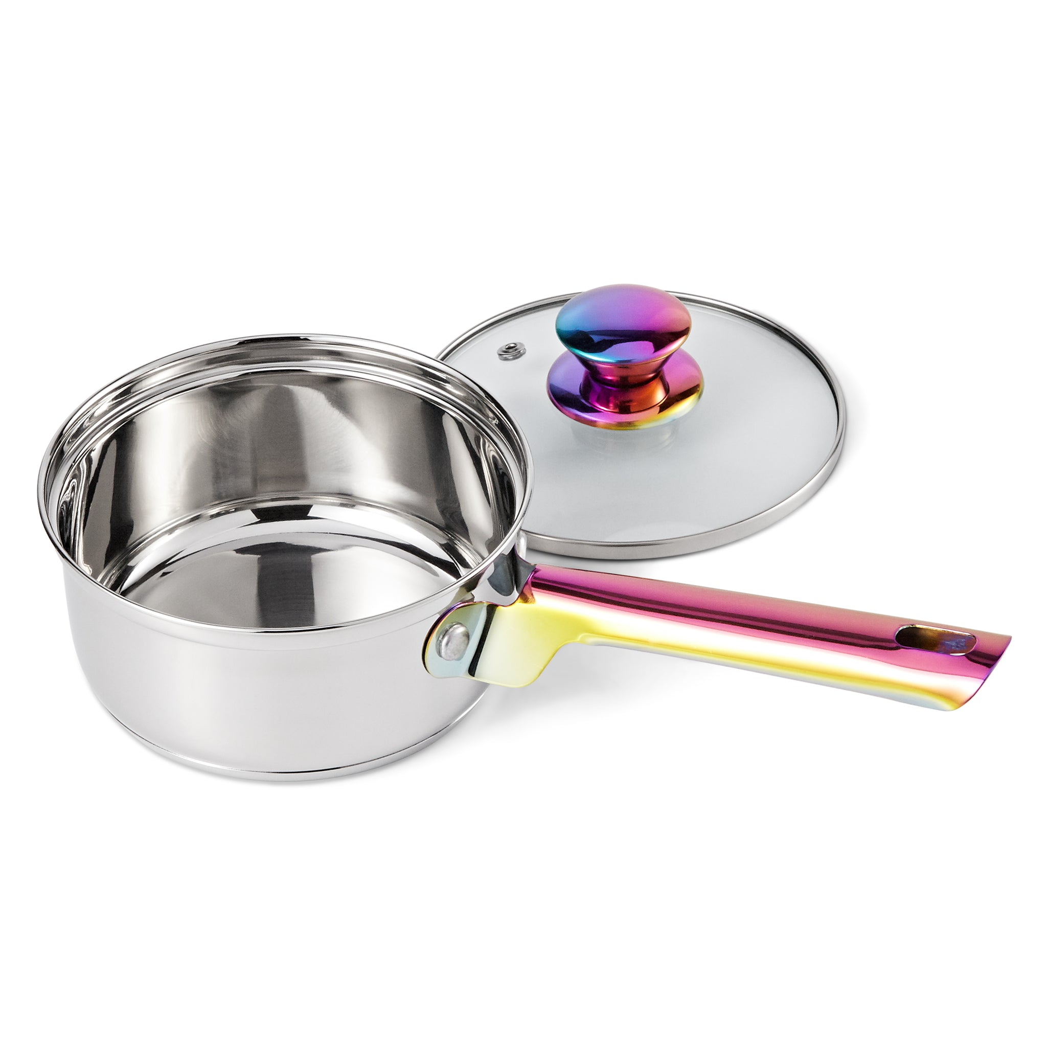 Iridescent Stainless Steel 20-Piece Cookware Set, with Kitchen Utensil –  VistaFactor