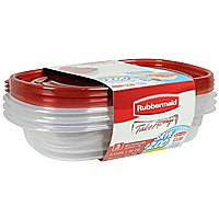 TakeAlongs Redesigned Rectangle Food Storage Container (Set of 3), 4 Cups