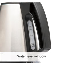 1 Liter Electric Kettle, Tea and Hot Water Heater, Stainless Steel, Cordless Serving