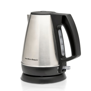 1 Liter Electric Kettle, Tea and Hot Water Heater, Stainless Steel, Cordless Serving